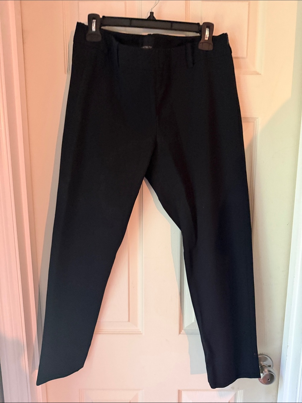 Cynthia Rowley Cropped Black Pants - Slim Straight
